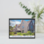 Salem, Massachusetts - Huis van de Zeven Gabelen Briefkaart (Staand voorkant)
