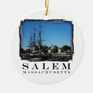Salem Massachusetts Keramisch Ornament