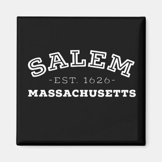 Salem Massachusetts Magneet (Voorkant)