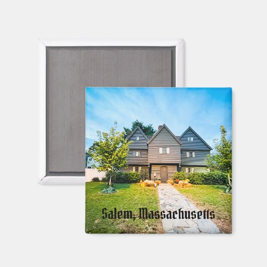Salem Massachusetts Magneet (Voorkant / Achterkant)