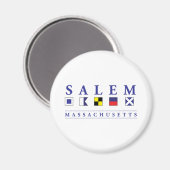 Salem, Massachusetts Magneet (Voorkant / Achterkant)