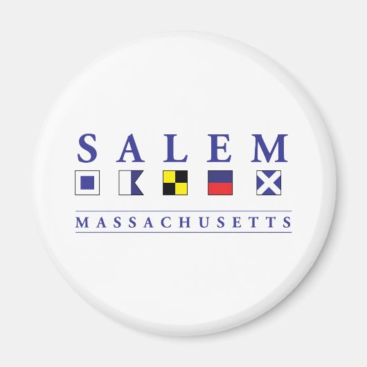 Salem, Massachusetts Magneet (Voorkant)