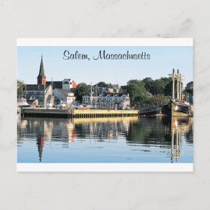 Salem Massachusetts Marina Post Card Briefkaart