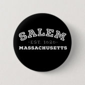 Salem Massachusetts Ronde Button 5,7 Cm (Voorkant)