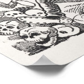 Salem Massachusetts schedel occult Poster (Hoek)