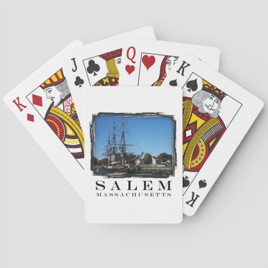 Salem Massachusetts Speelkaarten (Achterkant)