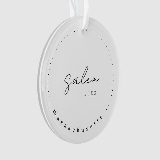 Salem, Massachusetts Travel United States Simple Ornament (voorkant)