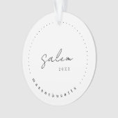 Salem, Massachusetts Travel United States Simple Ornament (voorkant)