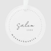 Salem, Massachusetts Travel United States Simple Ornament (voorkant)