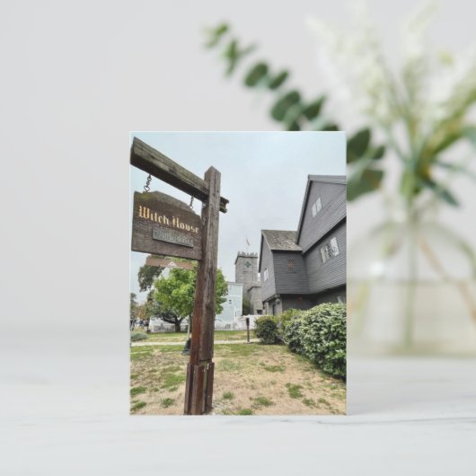 Salem, Massachusetts Witch House Briefkaart (Staand voorkant)