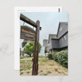 Salem, Massachusetts Witch House Briefkaart (Voorkant / Achterkant)