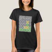 Salem Massachusetts Wordle Puzzle T-shirt (Voorkant)