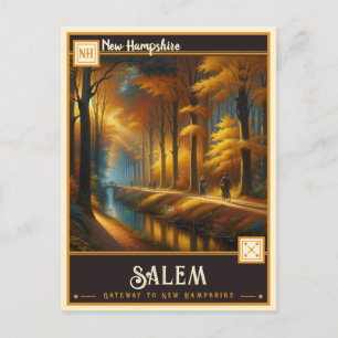 Salem, New Hampshire Antiek Briefkaart