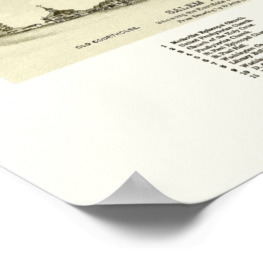 Salem, NY Panoramic Map - 1889 Poster (Hoek)