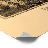 Salem, OF Panoramische Kaart - 1876 Poster (Hoek)