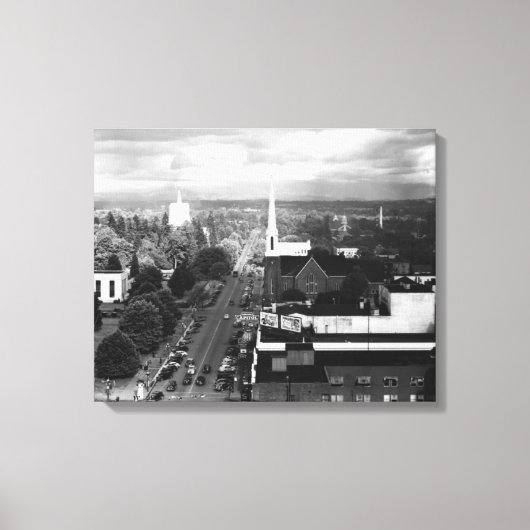 Salem of Uitzicht uit de luchtfoto Canvas Afdruk (Voorkant)
