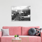 Salem of Uitzicht uit de luchtfoto Canvas Afdruk (Insitu (Woonkamer))