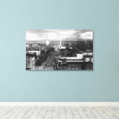 Salem of Uitzicht uit de luchtfoto Canvas Afdruk (Insitu (Houten vloer))