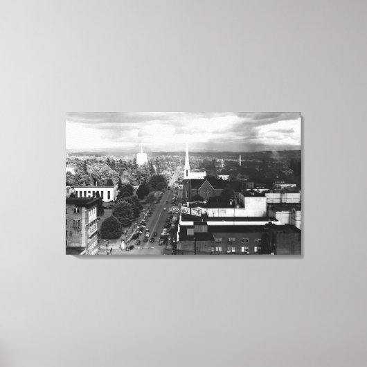 Salem of Uitzicht uit de luchtfoto Canvas Afdruk (Voorkant)