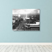 Salem of Uitzicht uit de luchtfoto Canvas Afdruk (Insitu (Houten vloer))