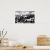 Salem of Uitzicht uit de luchtfoto Poster (Keuken)