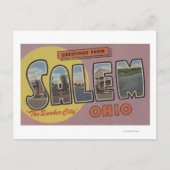 Salem, Ohio (de stad Quaker) Briefkaart (Voorkant)