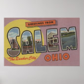 Salem, Ohio (de stad Quaker) Poster (Voorkant)