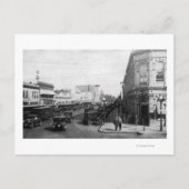 Salem, OR Town Uitzicht op State Street Foto Briefkaart (Voorkant)