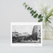 Salem, OR Town Uitzicht op State Street Foto Briefkaart (Staand voorkant)