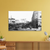 Salem, OR Town Uitzicht op State Street Foto Canvas Afdruk (Insitu (Woonkamer))