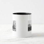 Salem, OR Town Uitzicht op State Street Foto Mok (Midden)