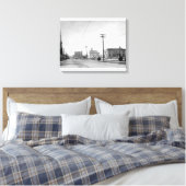 Salem, OR Town Uitzicht State Street Foto Canvas Afdruk (Insitu (Slaapkamer))