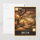 Salem, Oregon | Antiek Briefkaart (Voorkant / Achterkant)