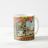 Salem Oregon Groeten Koffiemok (Voorkant rechts)