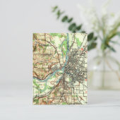 Salem Oregon  kaart (Staand voorkant)