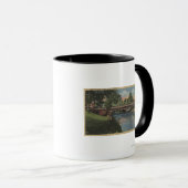 Salem, Oregon - Mooie Mill Creek Mok (Voorkant rechts)