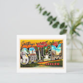 Salem Oregon of  groot Briefkaart (Staand voorkant)