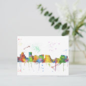 SALEM OREGON SKYLINE BRIEFKAART (Staand voorkant)