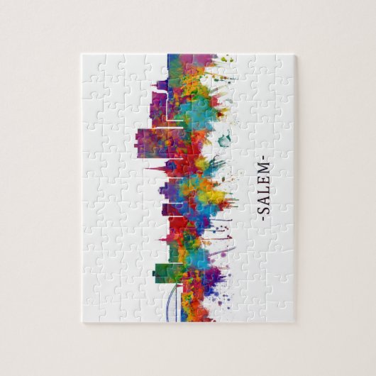 Salem Oregon Skyline Legpuzzel (Verticaal)