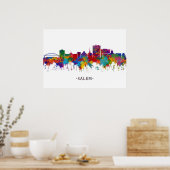 Salem Oregon Skyline Poster (Keuken)