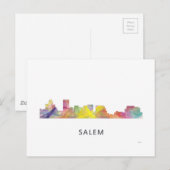 SALEM OREGON SKYLINE WB1 - BRIEFKAART (Voorkant / Achterkant)