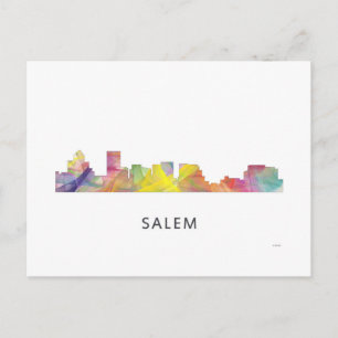 SALEM OREGON SKYLINE WB1 - BRIEFKAART