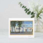 Salem, Oregon - Uitzicht voor het staatskapitolgeb Briefkaart (Staand voorkant)