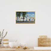 Salem, Oregon - Uitzicht voor het staatskapitolgeb Poster (Keuken)