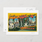 Salem, OregonLarge Letter ScenesSalem, OF Briefkaart (Voorkant / Achterkant)