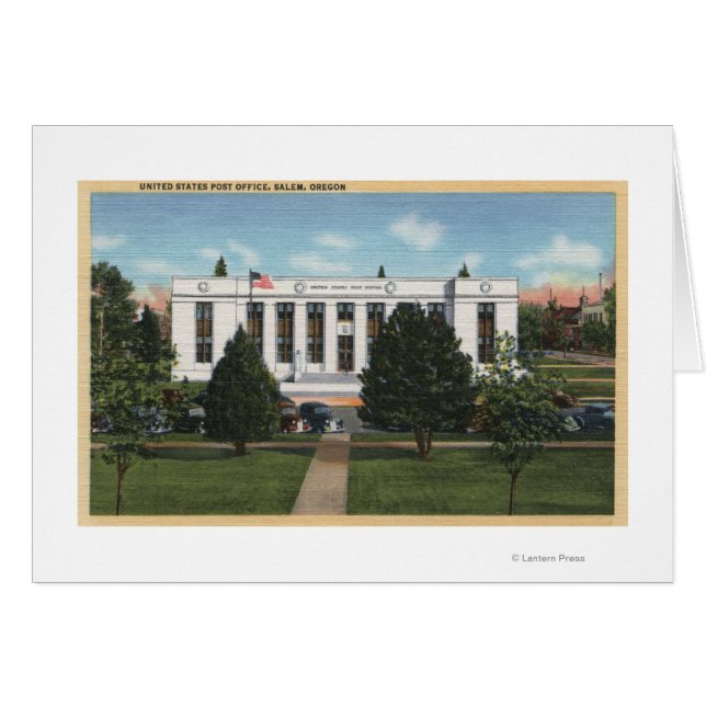 Salem, OregonPost Kantoor ViewSalem, OF (Voorkant Horizontaal)