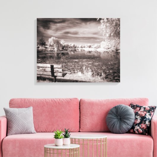 Salem Pond Canvas Afdruk (Insitu (Woonkamer))