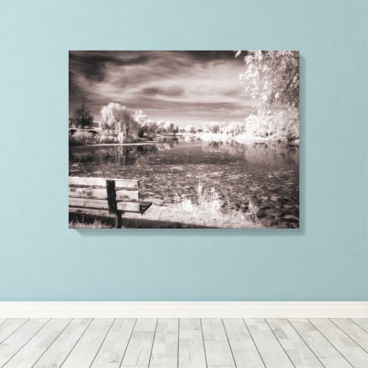 Salem Pond Canvas Afdruk (Insitu (Houten vloer))
