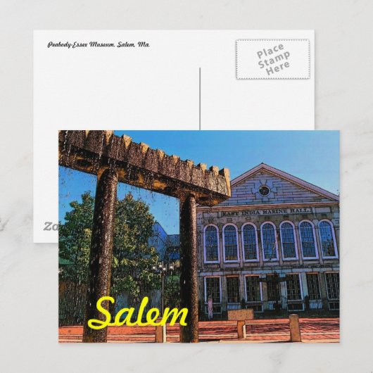 Salem Postcard Briefkaart (Voorkant / Achterkant)