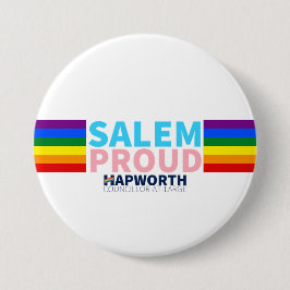SALEM PROUD-BUTTON RONDE BUTTON 7,6 CM